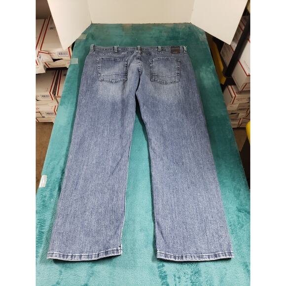 Nautica Jeans Size 40x30 Mens Blue Pants Stretch Loose Baggy Relaxed Straight - Picture 11 of 14